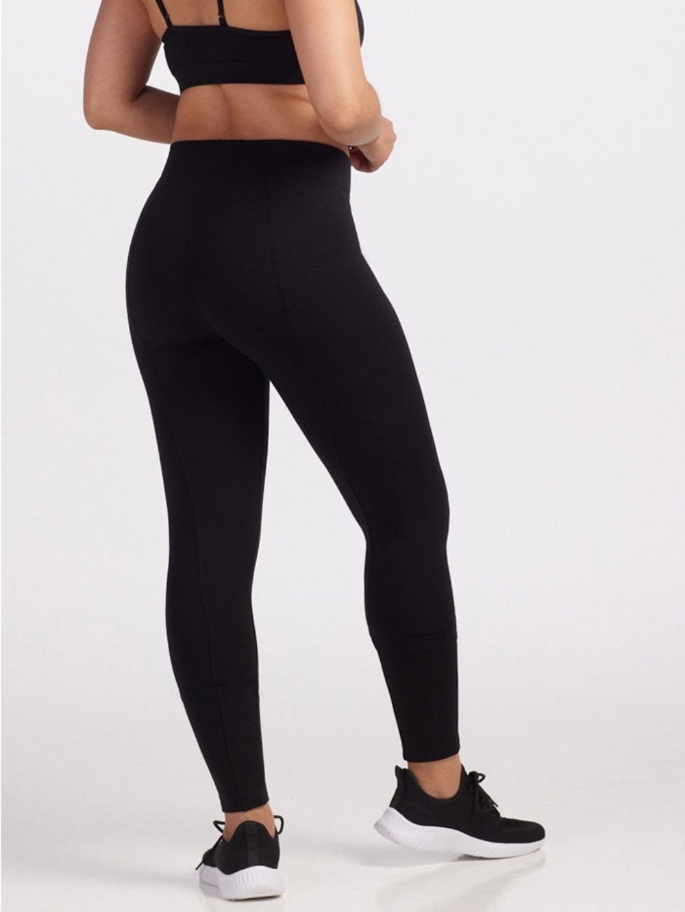 WOOLX Stella Merino Wool Base Layer Leggings Black Sz Medium - Picture 3 of 10